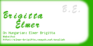 brigitta elmer business card